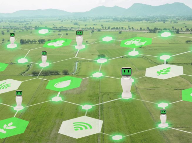 Farmer database management system connecting digital farmer profiles and agricultural data